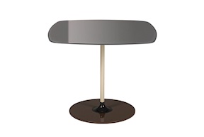 Tavolino Thierry acciaio grigio Kartell