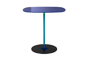 Tavolino Thierry acciaio blu Kartell