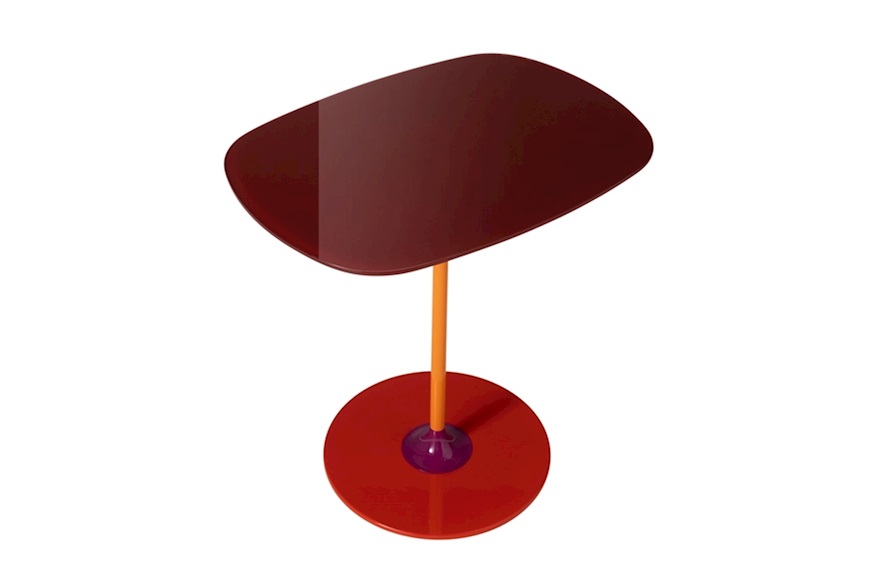 Table Thierry steel bordeaux Kartell