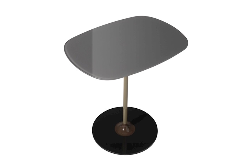 Tavolino Thierry acciaio grigio Kartell