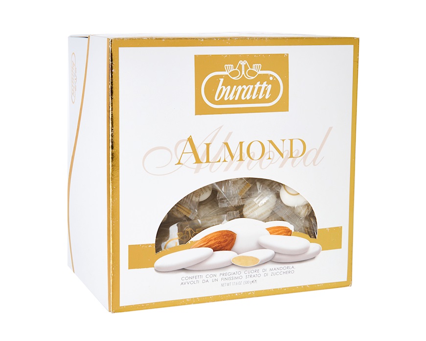Confetti Mandorla pelata Bianchi in confezione da 0,5 kg Buratti