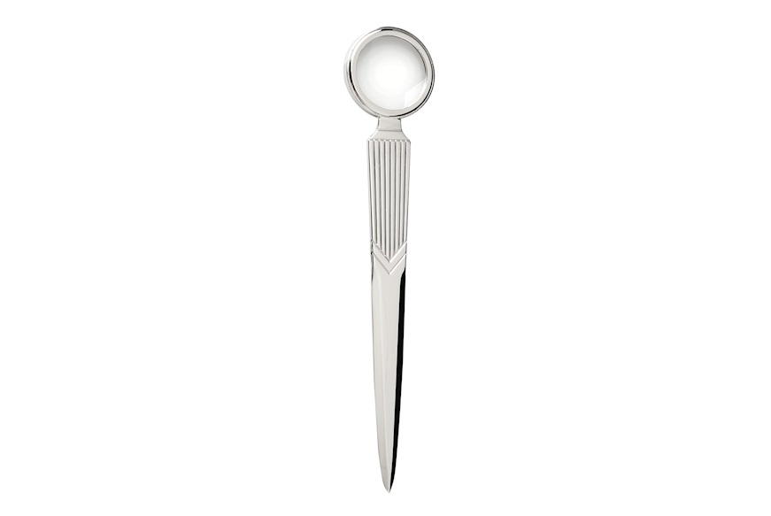 Paper knife silver with magnifying glass Selezione Zanolli