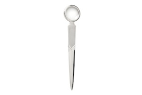 Paper knife silver with magnifying glass Selezione Zanolli