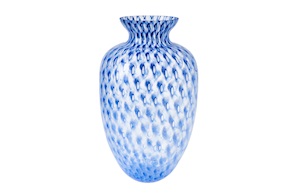 Vaso Renaissance Balletton Blu Murrina Murano Venezia