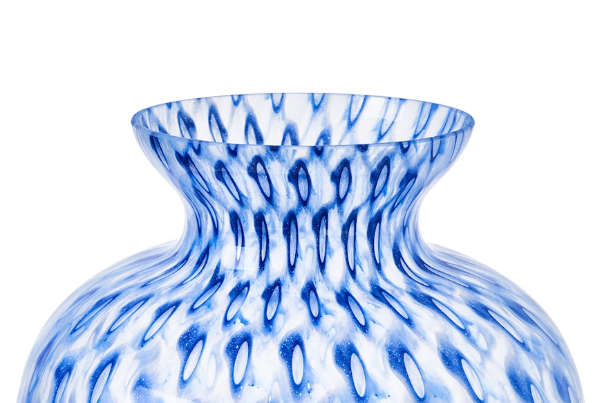 Vase Renaissance Blue Balletton Murrina Murano Venezia