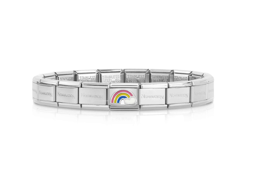 Bracelet Composable steel rainbow Nomination