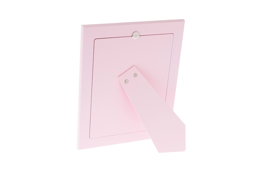 Cornice Orsetto Sleepy argento pvd con decorazione rosa Selezione Zanolli