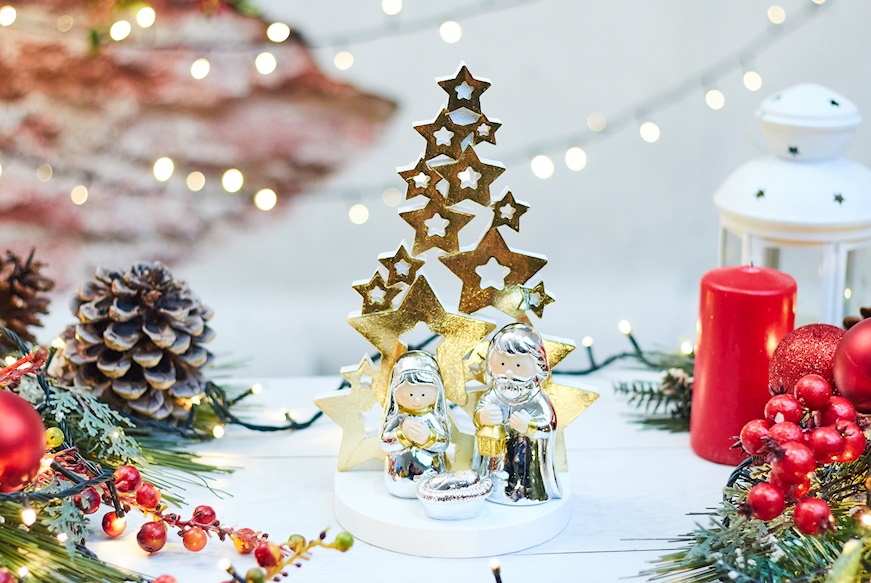 Idea regalo Natale Presepe con Albero di Natale di Stelle Selezione Zanolli