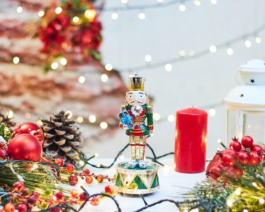 Idea regalo Natale Soldatino musicale verde Selezione Zanolli