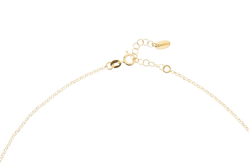 Necklace silver and white zircon pendant Selezione Zanolli
