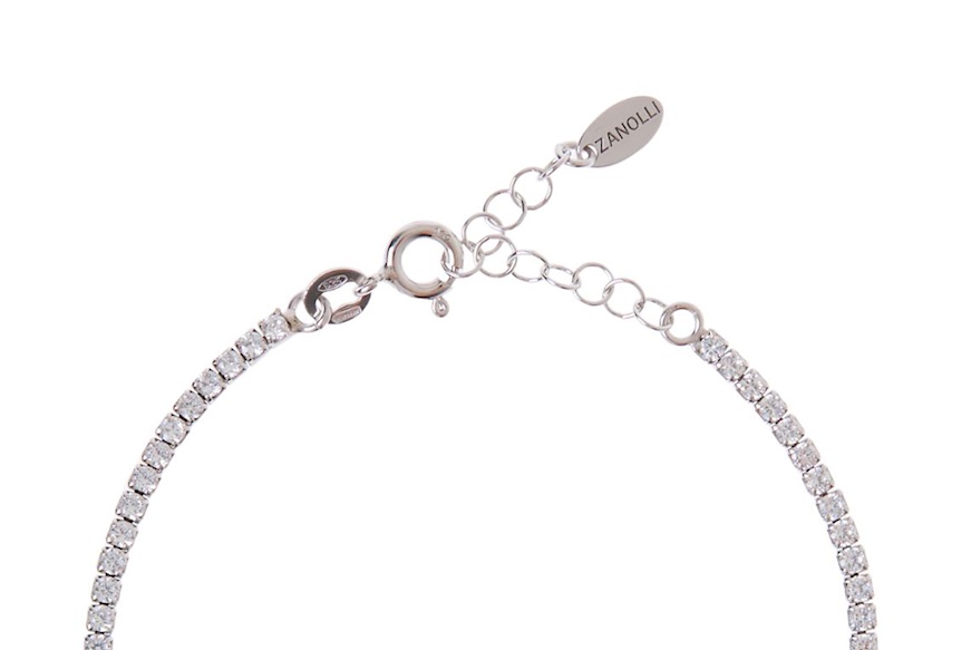 Bracciale Tennis argento con zirconi bianchi Selezione Zanolli