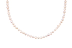 Collana Lunga argento e perle Selezione Zanolli