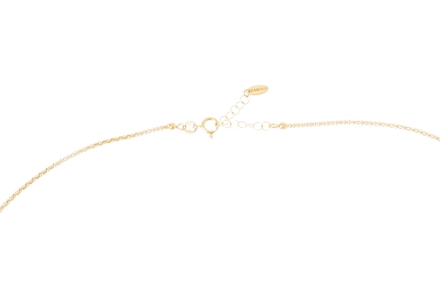 Necklace silver gilt with pearls Selezione Zanolli