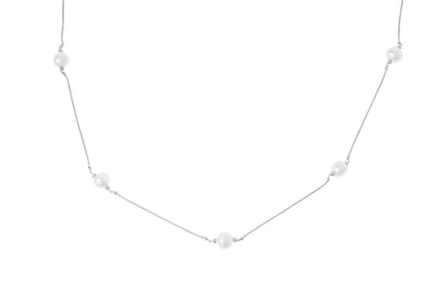 Collana argento con perle Selezione Zanolli