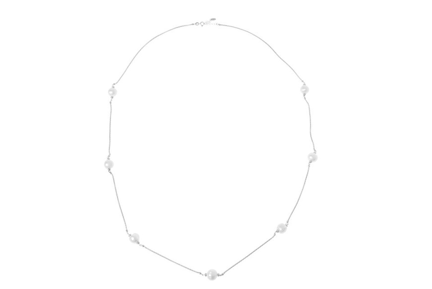 Necklace silver with pearls Selezione Zanolli