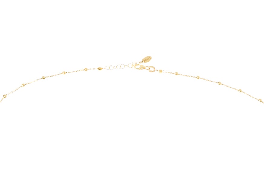 Necklace silver gilt with round pendant Selezione Zanolli