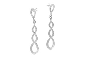 Pendant earrings Luce silver Selezione Zanolli