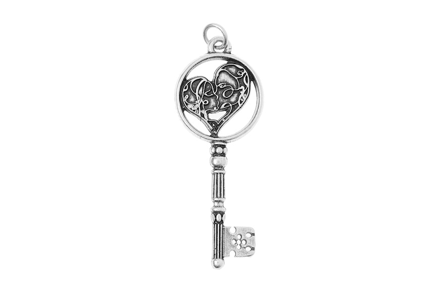 Key Pendant Heart Selezione Zanolli