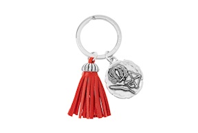 Portachiavi Laurea con nappina rossa Selezione Zanolli