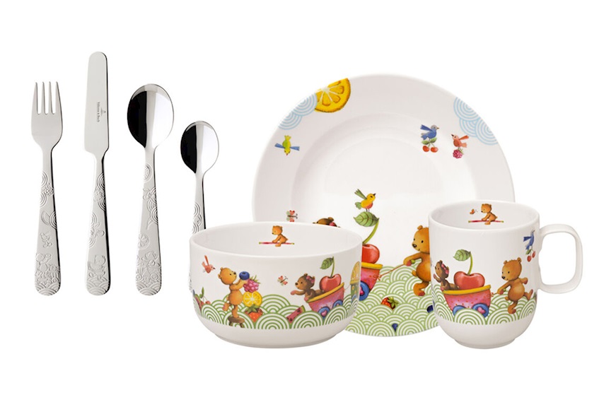 Set pappa Hungry as a Bear porcellana composto da 7 pezzi Villeroy & Boch