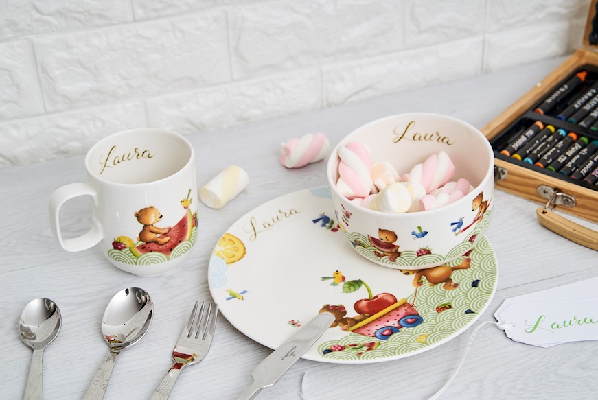 Set pappa Hungry as a Bear porcellana composto da 7 pezzi Villeroy & Boch