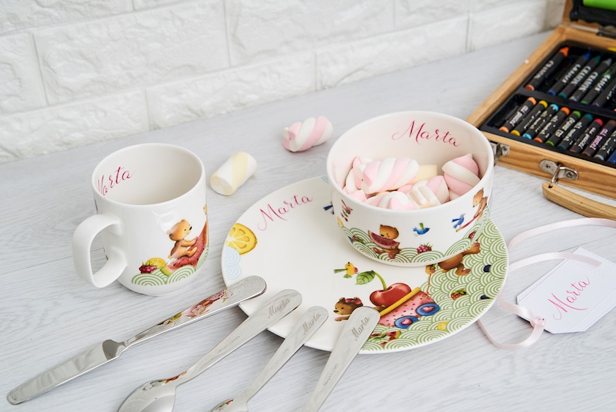 Set pappa Hungry as a Bear porcellana composto da 7 pezzi Villeroy & Boch