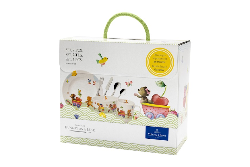 Set pappa Hungry as a Bear porcellana composto da 7 pezzi Villeroy & Boch