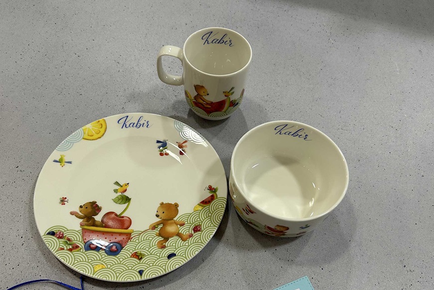 Baby set Hungry as a Bear porcelain 7 pieces Villeroy & Boch