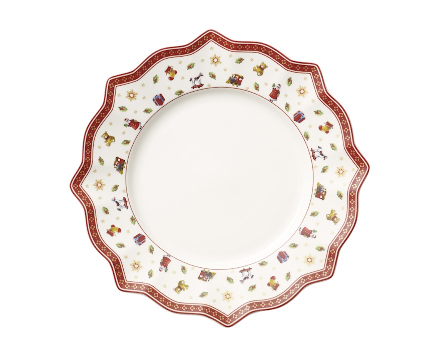 Idea regalo Natale Piatto piano Toy's Delight porcellana bianco Villeroy & Boch