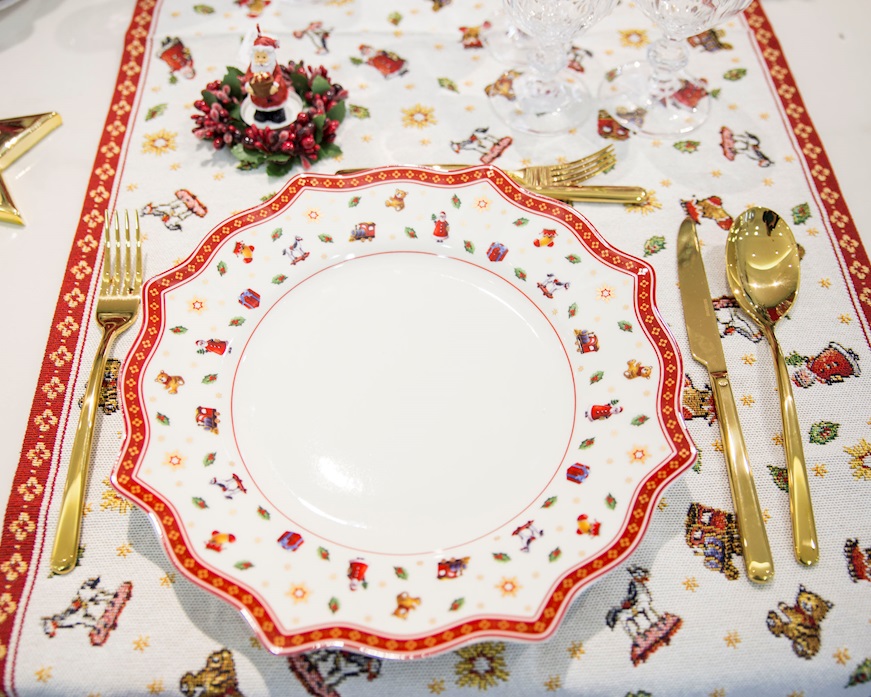 Idea regalo Natale Piatto piano Toy's Delight porcellana bianco Villeroy & Boch