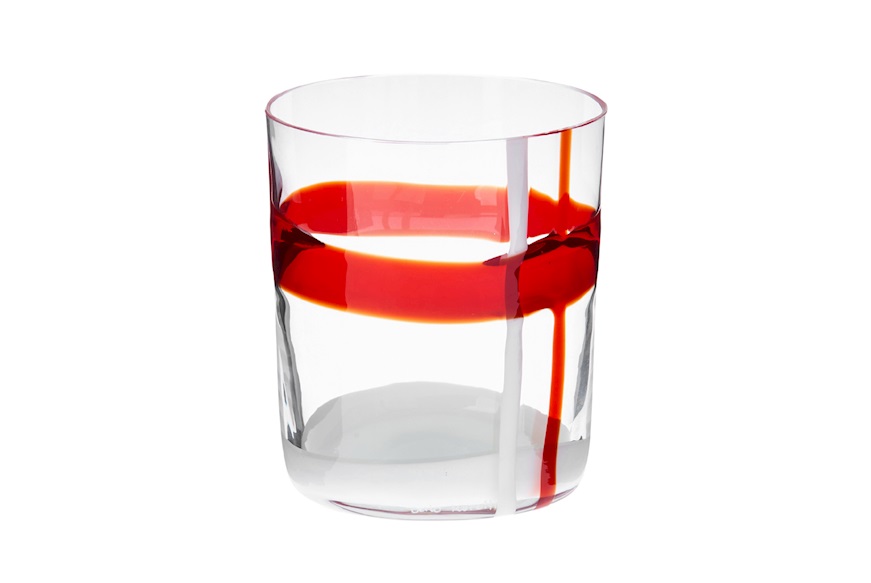 Water glass Bora Murano glass 2023 collection Carlo Moretti