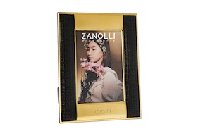 Picture frame Frames bilaminated Silver black and gold Versace