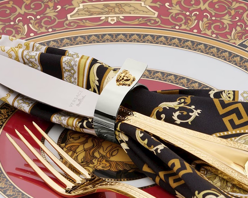 Napkin Ring Medusa silver Versace