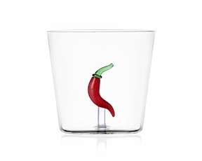Bicchiere tumbler Vegetables Peperoncino Ichendorf