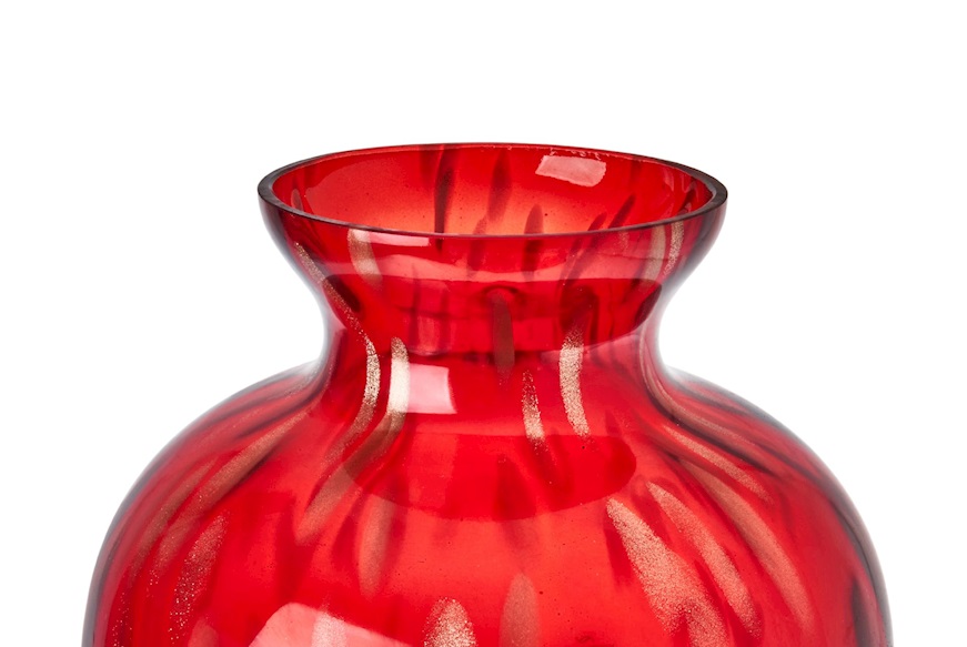 Vase Renaissance Red Murrina Murano Venezia