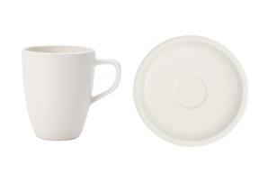 Espresso cup Artesano Original porcelain with saucer Villeroy & Boch