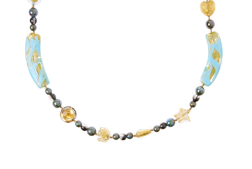 Necklace Happyness torquoise Antica Murrina