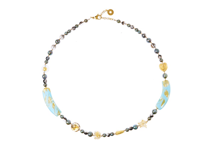 Necklace Happyness torquoise Antica Murrina