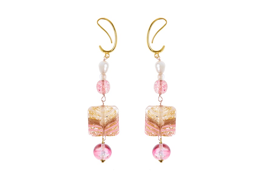 Earrings Hope pink Antica Murrina