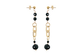 Orecchini Passion oro e nero Antica Murrina