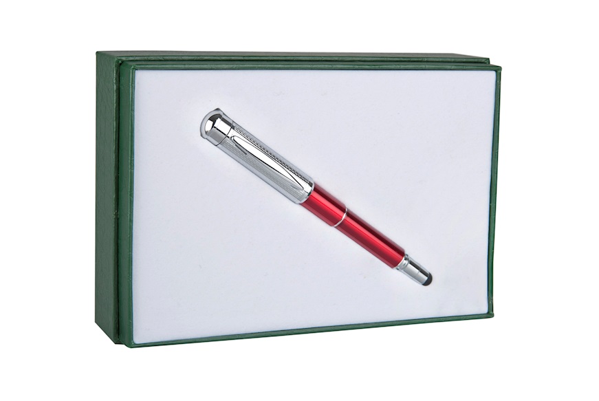 USB ballpoint pen Tris red 8 giga memory Selezione Zanolli