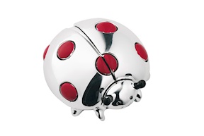 Ladybug large with red enamel Selezione Zanolli