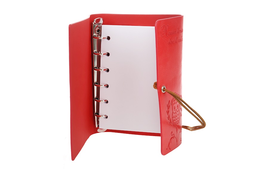 Idea regalo Laurea Block Notes con ciondolo gufo e scatola Selezione Zanolli