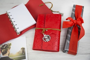 Idea regalo Laurea Block Notes con ciondolo gufo e scatola Selezione Zanolli
