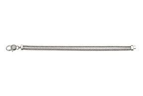 Bracciale uomo Deep argento con zirconi bianchi Sovrani