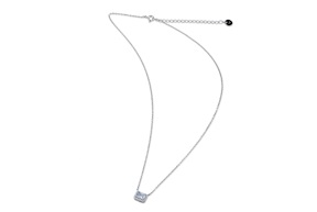 Collana Luce argento con cubic zirconia e zircone acquamarina Sovrani