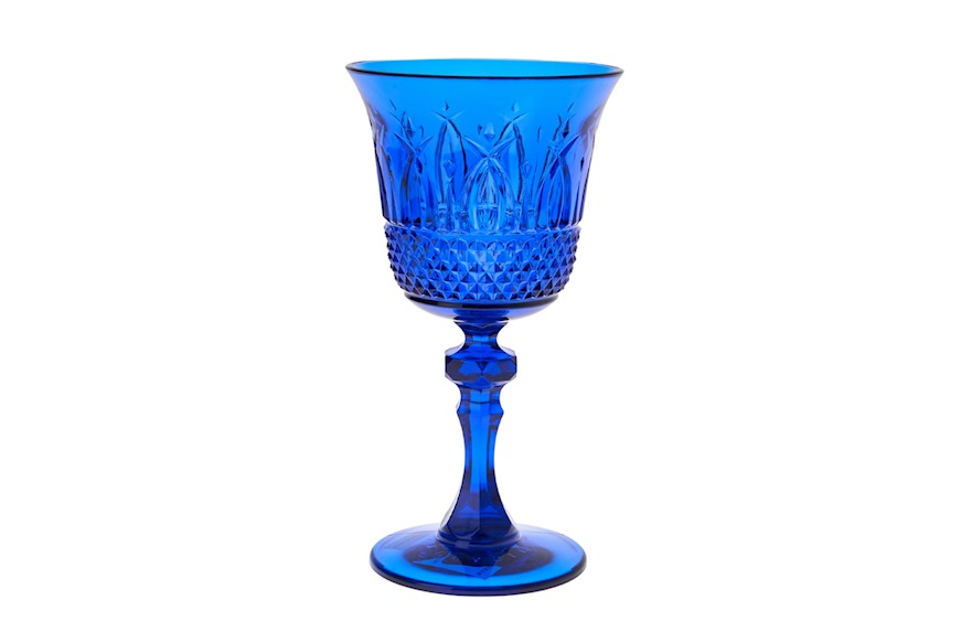 Goblet Italia royal blue Mario Luca Giusti