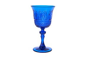 Goblet Italia royal blue Mario Luca Giusti