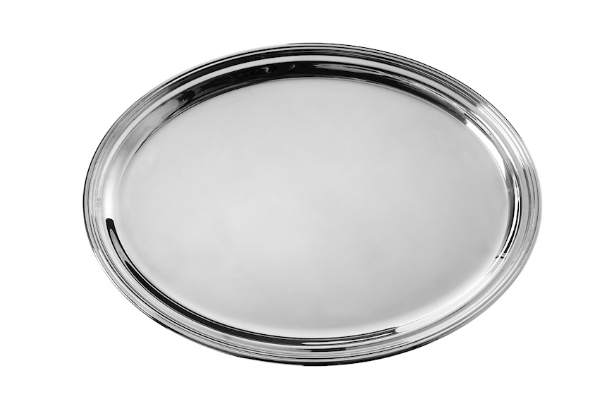 Selezione Zanolli Tray silver plated in English style