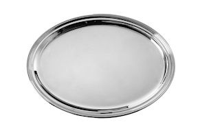 Vassoio silver plated in stile Inglese Selezione Zanolli